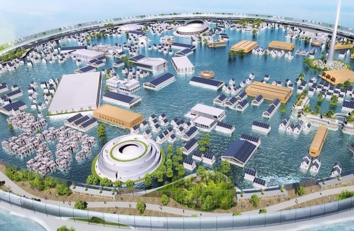  مدينة عائمة أشبه بسفينة نوح, اليابانيون يكشفون عن Dogen city