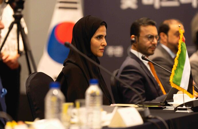 اجتماع لجنة المشاريع الصغيرة  والمتوسطة الإماراتية الكورية 