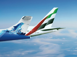 طيران الإمارات والخطوط  المالديفية تبرمان شراكة إنترلاين