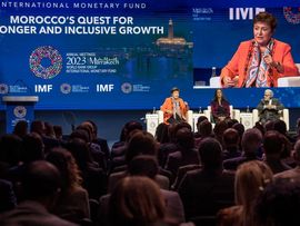 حرب غزة خيمت على اجتماع  صندوق النقد والبنك الدوليين