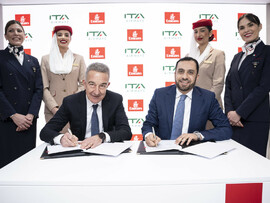 طيران الإمارات تعزز تعاونها  وناقلة إيطالية بشأن تبادل الرموز