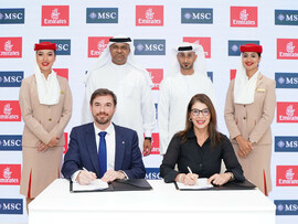 طيران الإمارات تمدد شراكتها  مع"إم إس سي كروز" لموسمين 