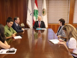 وفد كندي في غرفة طرابلس للإطلاع  على نتائج مشروع تمكين المرأة اقتصادياً