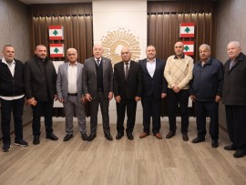   وفد من تجمع صناعيي وتجار  المنية يزور رئيس غرفة طرابلس